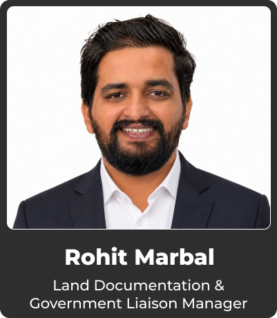 Rohit Marbal - Land Documentation & Government Liaison Manager